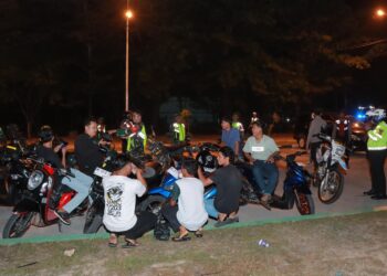 Cegah Kriminalitas, Polres Kampar Gelar Kegiatan Rutin Yang Di Tingkatkan (KRYD) saat Malam Hari.