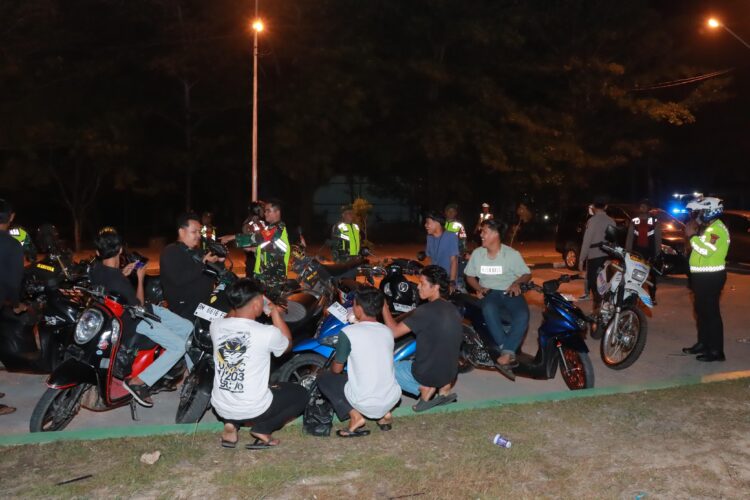 Cegah Kriminalitas, Polres Kampar Gelar Kegiatan Rutin Yang Di Tingkatkan (KRYD) saat Malam Hari.