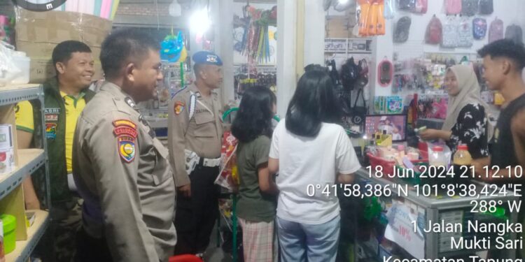 Antisipasi 3C, Polsek Tapung Gencar Laksanakan Patroli Dialogis