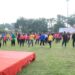 Peringati Hari Bhayangkara ke-78, Polres Kampar Gelar Olahraga Bersama