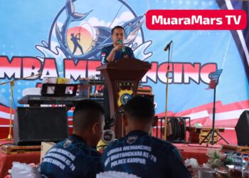 Sambut Hari Bhayangkara Ke-78, Polres Kampar Gelar Lomba Mancing