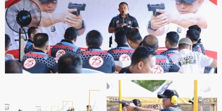 Kapolres Siak AKBP Asep Open Tuornament_ Menembak”  Dalam Rangka Hari Bhayangkara Ke 78