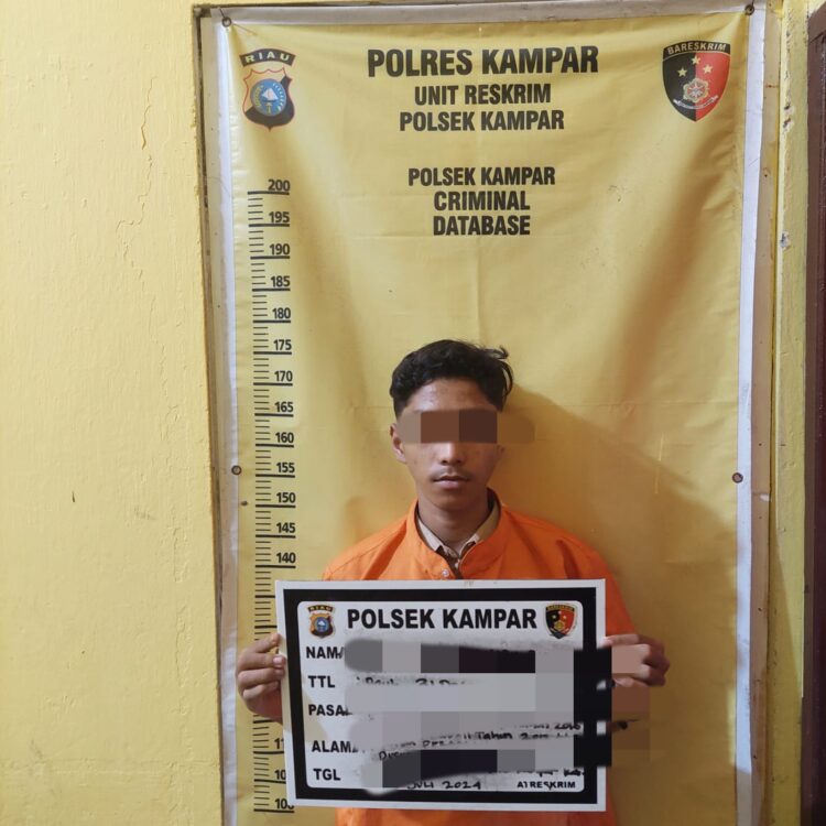 Cabuli Anak Dibawa Umur 2 Kali, Pelaku Diringkus Polsek Kampar