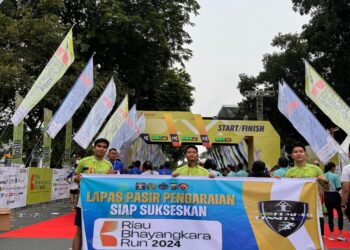 KALAPAS PASIR PENGARAIAN IKUT SUKSESKAN BHAYANGKARA RUN 2024
