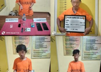 Suami Istri dan 2 Pelaku Narkoba Ditangkap Polsek Kampar Kiri