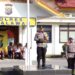 Kapolres Pelalawan Pimpin apel Gelar Pasukan Operasi Patuh Lancang Kuning 2024