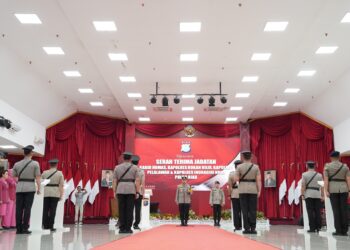 Kapolda Riau Mohammad Iqbal Pimpin Sertijab Pergantian 3 Kapolres dan Kabid Humas