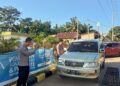 Kapolsek Tempilang Giat Penertipan Pembelian BBM di SPBU Desa Sangku