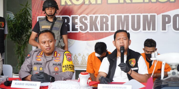 Dirreskrimum Polda Riau Tangkap 2 Residivis Pencuri Mobil