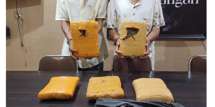 Polsek Bagan Sinembah Gagalkan Upaya Penyelundupan 5 Kg Ganja dari Pembecak