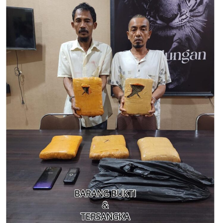 Polsek Bagan Sinembah Gagalkan Upaya Penyelundupan 5 Kg Ganja dari Pembecak