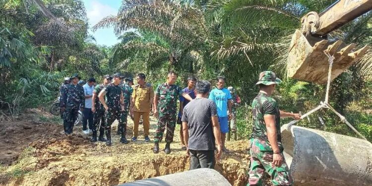 Danrem 031/WB Cek Kesiapan Pembukaan TMMD Ke 121 Di Wilayah Kodim 0313/KPR