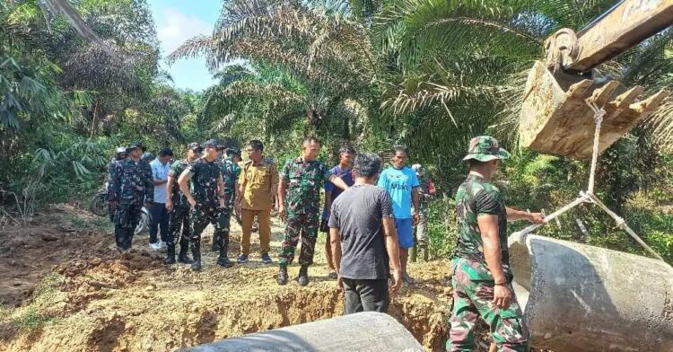 Danrem 031/WB Cek Kesiapan Pembukaan TMMD Ke 121 Di Wilayah Kodim 0313/KPR