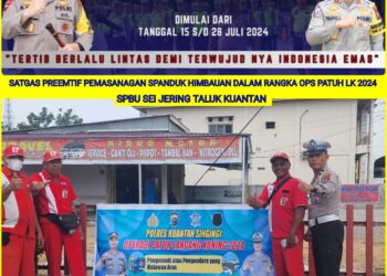 Satgas Preemtif Polres Kuansing Gelar Sosialisasi Ops Patuh Lancang Kuning 2024