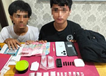 Satres Narkoba Polres Siak Kembali Amankan Dua Orang Pria Diduga Pelaku Penyalahgunaan Narkotika