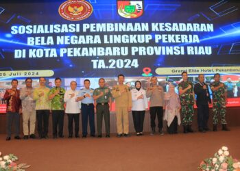 Jaga Generasi Muda, Dandim 0301/Pbr Hadiri Sosialisasi Kesadaran Bela Negara