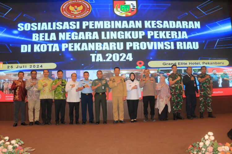 Jaga Generasi Muda, Dandim 0301/Pbr Hadiri Sosialisasi Kesadaran Bela Negara