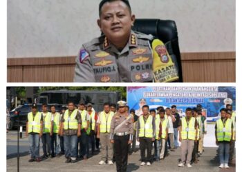 Dirlantas Polda Riau Kombes Pol Taufiq Lukman Latih 78 ‘Pak Ogah’