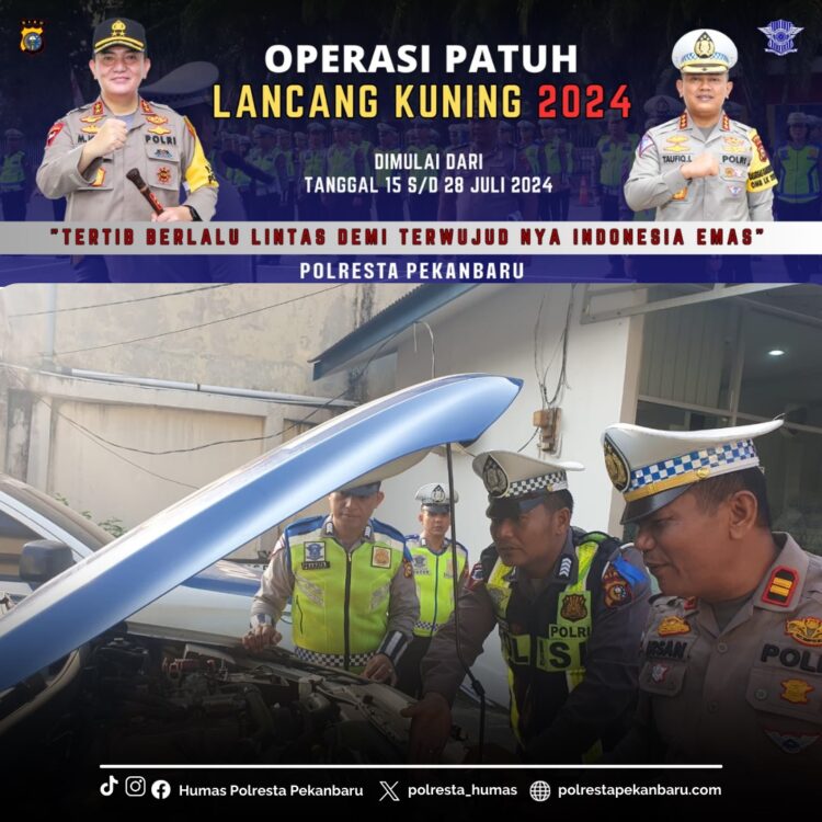 Ops Patuh Lancang Kuning 2024 Utamakan Disiplin dan Kesadaran berlalu lintas