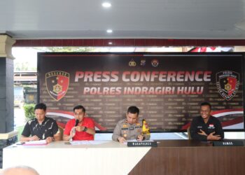 Dalam Sepekan, Polres Inhu Ungkap 14 Kasus Narkoba dan 1 Kasus Percobaan Pembunuhan
