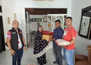 Polres Kuansing Gelar Minggu Kasih dengan Pemberian Bantuan Sembako