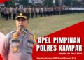 Apel Jam Pimpinan, Kapolres Sampaikan Beberapa Poin Penekanan