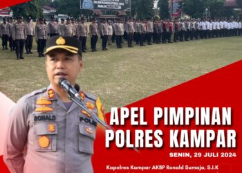 Apel Jam Pimpinan, Kapolres Sampaikan Beberapa Poin Penekanan