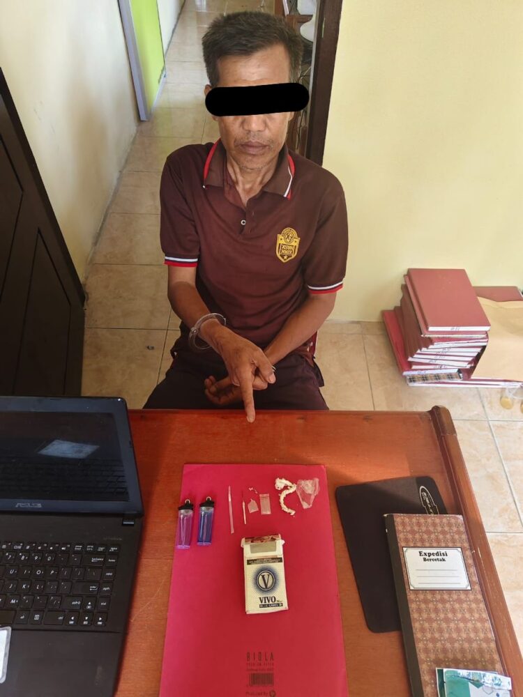 Polsek Benai Ungkap Tindak Pidana Penyalahgunaan Narkotika Jenis Sabu di Desa Gunung Kesiangan