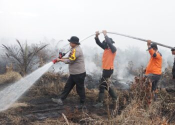 Pastikan Penanganan Karhutla Berjalan Maksimal, Kapolres Siak AKBP Asep Sujarwadi Kembali Turun Kelapangan