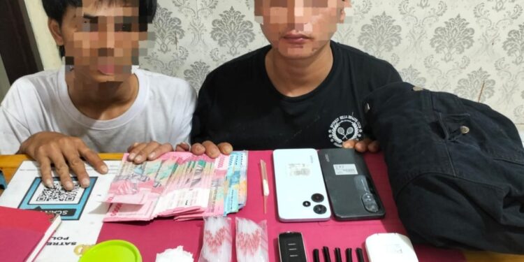 Satres Narkoba Polres Siak Kembali Amankan Dua Orang Pria Diduga Pelaku Penyalahgunaan Narkotika