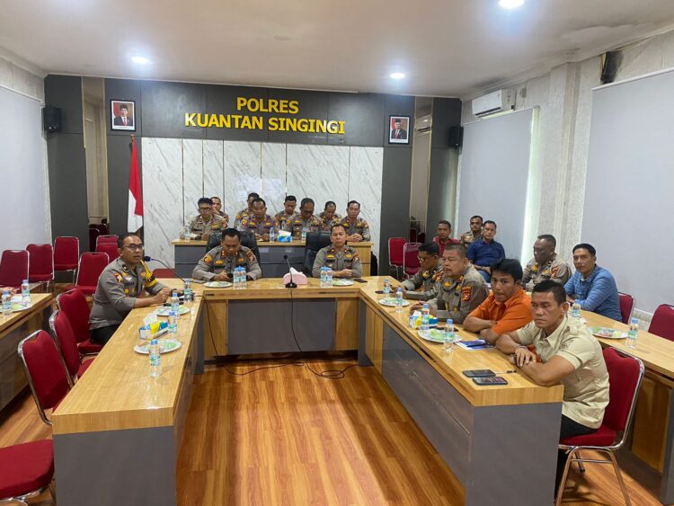 Polres Kuansing Laksanakan Rencana Kesiapan Pilkada Serentak 2024 di Kabupaten Kuansing