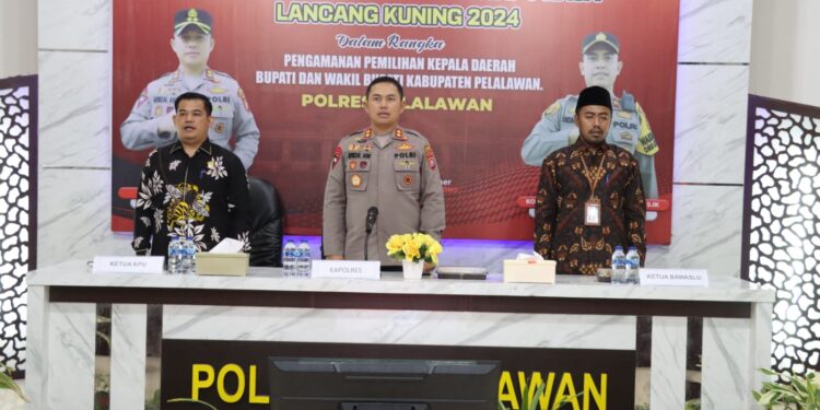 Kapolres Pelalawan Buka Lat Pra Operasi Mantap Praja Lancang Kuning Tahun 2024 di Kabupaten Pelalawan