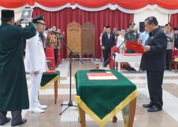 Pj Gubernur Riau SF Harianto” Lantik Erisman Yahya sebagai Pj Bupati Indragiri Hilir