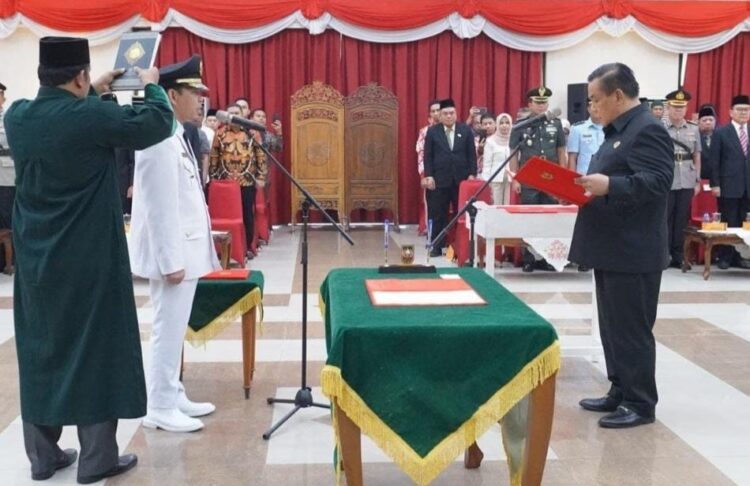 Pj Gubernur Riau SF Harianto” Lantik Erisman Yahya sebagai Pj Bupati Indragiri Hilir