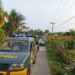 Polsek Kuantan Hilir Gelar Gerak Jalan Santai dalam Rangka HUT RI ke-79 di Kuantan Hilir Seberang