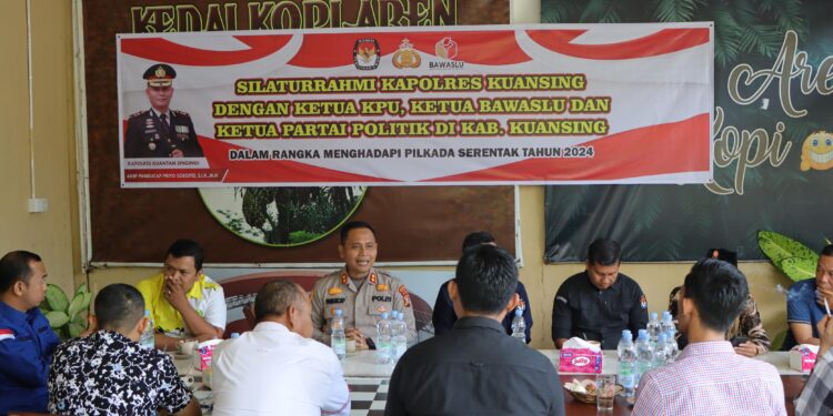 Cooling Sistem Jelang Pilkada” Kapolres Kuansing AKBP Pangucap Gelar Coffee Morning Bersama Ketua KPU, Bawaslu, dan Partai Politik