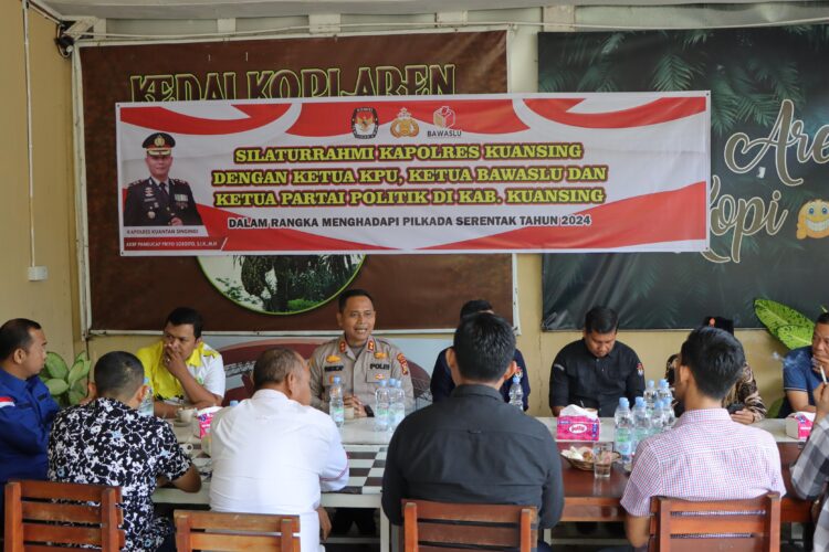 Cooling Sistem Jelang Pilkada” Kapolres Kuansing AKBP Pangucap Gelar Coffee Morning Bersama Ketua KPU, Bawaslu, dan Partai Politik