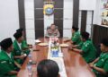 AKBP Aprizal Asri, SIK Bersama Pengurus Pimpinan Cabang Gerakan Pemuda ANSOR Kabupaten Pelalawan Jalin Silaturahmi dan Cooling System