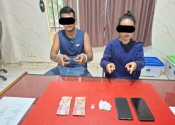 Penangkapan Pengedar Narkoba oleh Tim Mata Elang Sat Res Narkoba Polres Kuansing di Desa Petai
