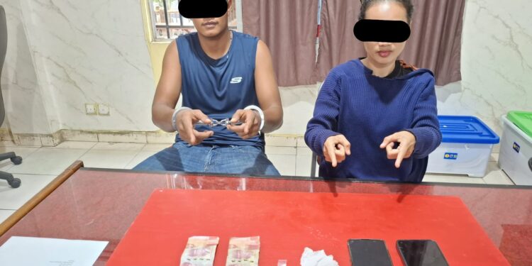 Penangkapan Pengedar Narkoba oleh Tim Mata Elang Sat Res Narkoba Polres Kuansing di Desa Petai