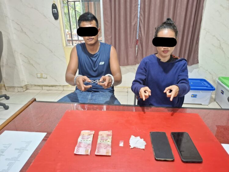 Penangkapan Pengedar Narkoba oleh Tim Mata Elang Sat Res Narkoba Polres Kuansing di Desa Petai