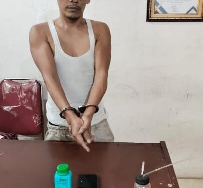 Tim Musang Unit Reskrim Polsek Kandis Polres Siak Sikat Pengguna Shabu Shabu