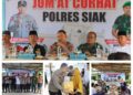 Kapolres Siak AKBP Asep Sujarwadi Mengajak Masyarakat Curhat Jumat