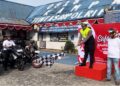 Semarak HUT RI, Satlantas Polres Kampar Touring  Dalam Rangka Kampanye  Keselamatan