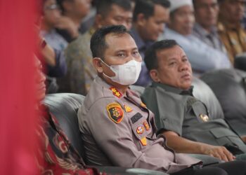 Kapolres Kuansing Hadiri Peresmian Stasiun Pengisian Kendaraan Listrik Umum Pertama di Kabupaten Kuansing