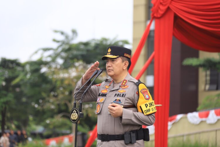Polda Riau Apel Gelar Pasukan Operasi Mantap Praja Lancang Kuning 2024