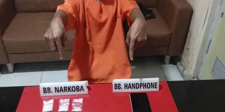 Simpan Narkoba di Bak Kamar Mandi, Warga Ganting Diamankan Satnarkoba Polres Kampar