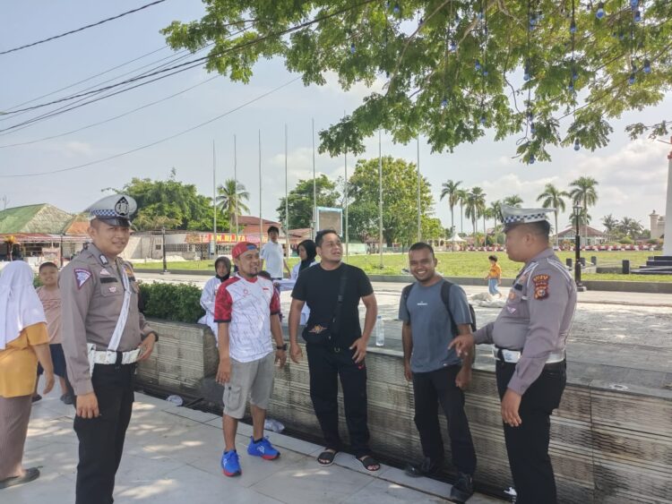 Satlantas Polres Siak Tingkatkan Pelayanan Lalu Lintas Menuju Objek Wisata