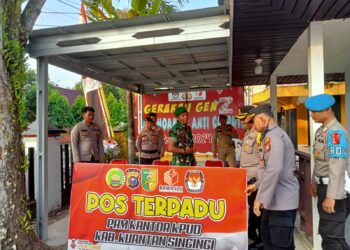 Polres Kuansing Gelar Patroli Sinergitas TNI Polri Dalam Rangka Cooling System Ops Mantap Praja LK 2024