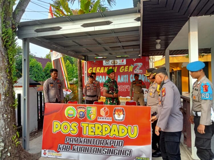 Polres Kuansing Gelar Patroli Sinergitas TNI Polri Dalam Rangka Cooling System Ops Mantap Praja LK 2024